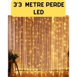 Şelale Tasarımlı Perde LED – Düğün ve Özel Gün Işıkları - TK002M-6VMLG9 - Çok Renkli
