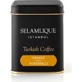 Selamlique İstanbul Selamlique Portakallı Türk Kahvesi 125 gr İstanbul Menşeli Aromalı Kahve