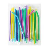 SELANİKLİ JELATİN SARGILI FROZEN RENKLİ PİPET KALIN KÖRÜKLÜ FOSFORLU 50 Lİ DOLPHİN 23,5 CM
