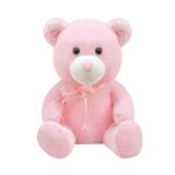 Selay 1181 30 cm Oturan Ayı Pembe Peluş