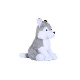 SELAY TOYS Peluş Köpek Oyuncak 40 Cm Büyük Boy Husky Köpek Sibirya Kurdu