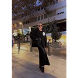 Selby Butik Kadın Kaşe Bomber Kaban - M - L - 01-Siyah