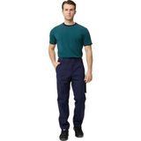 Selçuklu Plus Argemon Kışlık Softshell Su Geçirmez Kargo Cepli Pantolon - Lacivert - 3XL