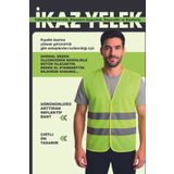 Selçuklu Plus Işçi Ikaz Fosforlu Reflektörlü Yelek Standart