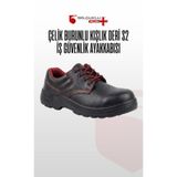 Selçuklu Plus Pars HCS 110 S2 Çelik Burunlu Kaymaz Antistatik Deri İş Güvenlik Ayakkabısı
