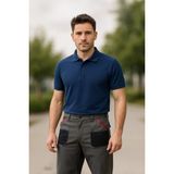 Selçuklu Plus Polo Yaka Penye T-Shirt – %95 Pamuk %5 Likra | İş Kıyafeti, Günlük Kullanım, Şık ve Konforlu Tasarım - 2XL - Lacivert