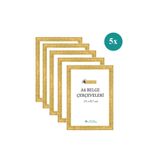 Selçuklu Sanat (5 ADET ) A4 Çerçeve 1. Sınıf 22mm 5'li Paket (renk:GOLD) TON FARKLILIĞI GÖRÜLEBİLMEKTEDİR