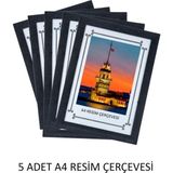 Selçuklu Sanat A4 Çerçeve 1. Sınıf 22MM 5'li Paket (Renk:bordo)