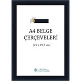 Selçuklu Sanat A4 Çerçeve 1. Sınıf 22MM Siyah Renk 21 x 29,7 cm Ölçülerinde