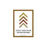 Selçuklu Sanat Puzzle Çerçevesi Eskitme 30 mm 48x68 1000'luk Kahverengi