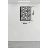 Selçuklu Yıldızı Temalı Ahşap Duvar Tablosu - 25X35 cm Lazer Kesim Dekoratif Pano