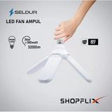 Seldur Pervane Ampul 36W 3600 Lümen Beyaz Işık