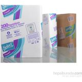 Select Expert Deluxe Z Katlama Kağıt Havlu Çift Katlı 23 x 21 cm 200'LÜ Yaprak Koli