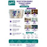 Select İçten Çekmeli Tuvalet Kağıdı (Jumbo T.k.) 12 Rulo 4 Kg