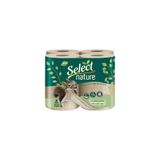 Select Nature Kahverengi Organik 3 Katlı Tuvalet Kağıdı 8 Rulo.