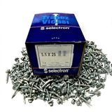 Selectron Trapez Vidası Çatı Vidası Çinko Kaplama 5.5x25 (500 ADET KUTULU)