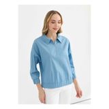 Selen Açık Mavi Bluz 26YSL8440, 44, 5003370237, Açık Mavi, Kadın