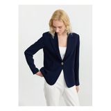 Selen Blazer Ceket, 38, 5003372103, Lacivert, Kadın