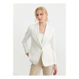 Selen Blazer Ceket, 42, 5003364959, Ekru, Kadın