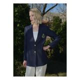 Selen Blazer Ceket, 42, 5003380957, Lacivert, Kadın