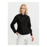 Selen Bluz 26YSL8331, 40, 5003365062, Siyah, Kadın