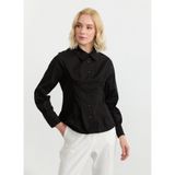 Selen Bluz 26YSL8331, 44, 5003365062, Siyah, Kadın