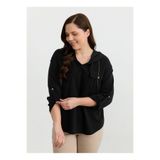 Selen Bluz 26YSL8335, 48, 5003365089, Siyah, Kadın