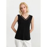 Selen Bluz 26YSL8340, 48, 5003365122, Siyah, Kadın