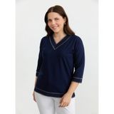 Selen Bluz 26YSL8343, 46, 5003365106, Lacivert, Kadın