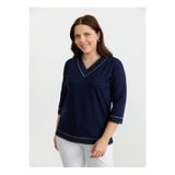 Selen Bluz 26YSL8343, 50, 5003365106, Lacivert, Kadın