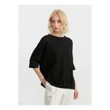 Selen Bluz 26YSL8348, Standart, 5003365128, Siyah, Kadın