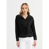 Selen Bluz 26YSL8395, 38, 5003372128, Siyah, Kadın