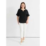 Selen Bluz 26YSL8423, 44, 5003370235, Siyah, Kadın