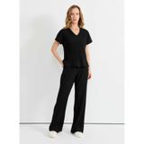 Selen Bluz 26YSL8441, 38, 5003372172, Siyah, Kadın