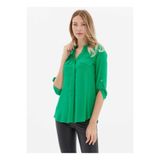 Selen Bluz 26YSL8443, 40, 5003365232, Yeşil, Kadın