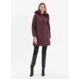 Selen Bordo Kadın Mont 24KSL6136