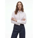 Selen Çizgili Standart Fit Bluz 26YSL8394, 42, 5003372117, Bej, Kadın