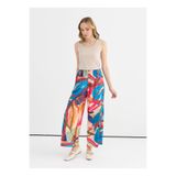 Selen Çok Renkli Pantolon 26YSL5597, 40, 5003370215, Mavi, Kadın