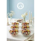 Selen Concept Bubble Model Küçük Boy El Yapımı Cam Çorba Kasesi Ve Salata Sunumluk 6Lı Set
