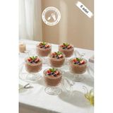 Selen Concept Şiler Model El Yapımı Cam Kurabiye Ve Şekerlik 6'Lı Set