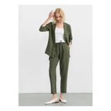 Selen Haki Kadın Standart Fit Pantolon 26YSL5603