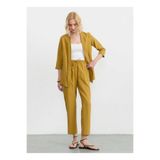 Selen Haki Standart Fit Pantolon 26YSL5603, 36, 5003387068, Sarı, Kadın