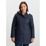 Selen Lacivert Kadın Mont 25KSL6157 - 44
