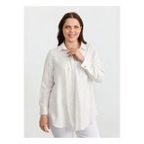 Selen Mavi Çizgili V Yaka Bluz 26YSL8380, 5003398925