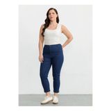 Selen Mavi Kadın Fit Taşlı Pantolon 26YSL5587