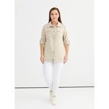 Selen Normal Bej Kadın Ceket 25YSL1446-BB - 50