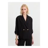 Selen Siyah Kadın Ceket 26YSL1593
