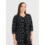 Selen Siyah Kadın Normal Fit Nakışlı Ceket 26YSL1602 - 46