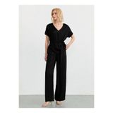 Selen Siyah Kadın Pantolon 26YSL5602