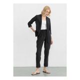 Selen Siyah Kadın Standart Fit Pantolon 26YSL5603